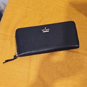 Kate Spade Long Black Continental Wallet NWOT
